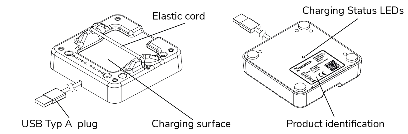 Single Wireless Charging Station in English