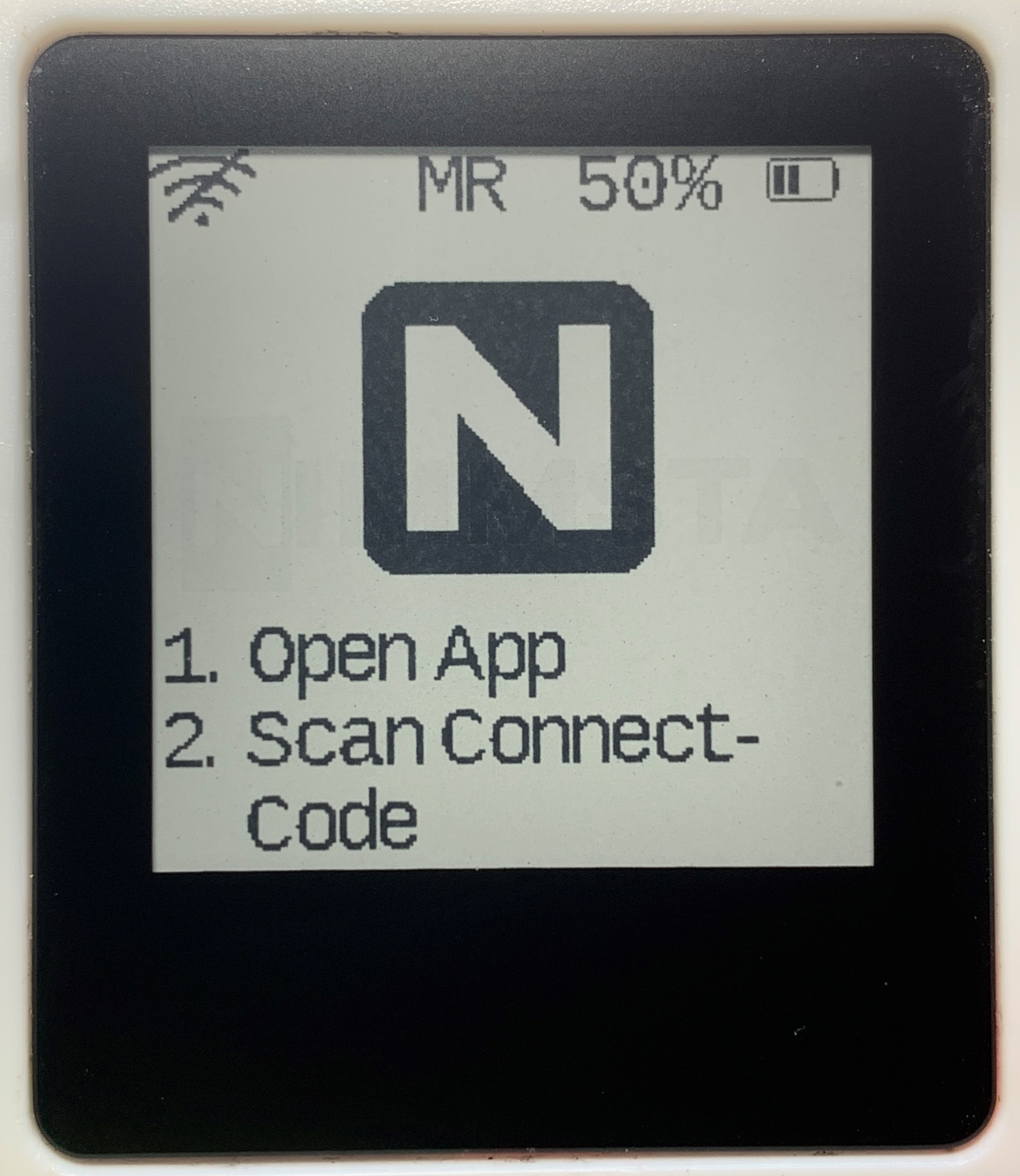 scanner on but not connected