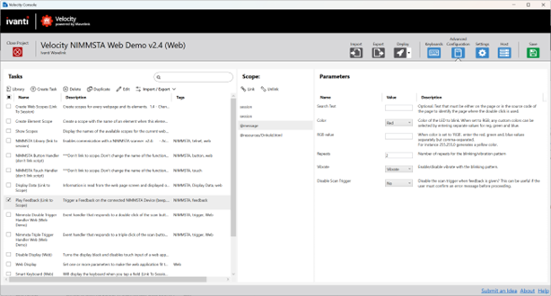 Create Element Scope Linked