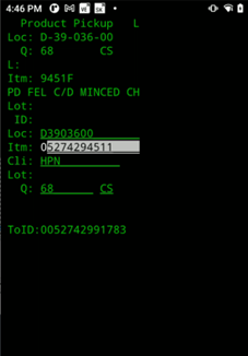Cursor Position Parameter